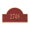 Whitehall Arch Marker Standard Wall Address Plaque (One Line) 1003RG