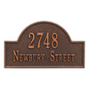 Whitehall Arch Marker Standard Wall Address Plaque (Two Line) 1004AC