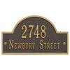 Whitehall Arch Marker Standard Wall Address Plaque (Two Line) 1004OG