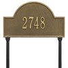 Whitehall Arch Marker Standard Lawn Address Plaque (One Line) 1105AB