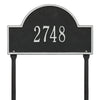 Whitehall Arch Marker Standard Lawn Address Plaque (One Line) 1105BS