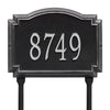 Whitehall Williamsburg Standard Lawn Address Plaque (One Line) 1292BS