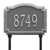 Whitehall Williamsburg Standard Lawn Address Plaque (One Line) 1292PS