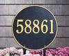 Whitehall  Round 15" Diameter Lawn Address Plaque (One Line) 2099BG