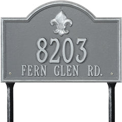 Whitehall Bayou Vista Standard Lawn Address Plaque (Two Line)