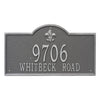 Whitehall Bayou Vista Estate Wall Address Plaque (Two Line) 2847PS