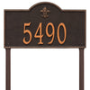 Whitehall Bayou Vista Estate Lawn Address Plaque (One Line) 2861OB
