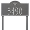 Whitehall Bayou Vista Estate Lawn Address Plaque (One Line) 2861PS