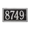 Whitehall Double Line Standard Wall Address Plaque (One Line) 6101BS