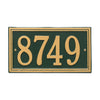 Whitehall Double Line Standard Wall Address Plaque (One Line) 6101GG
