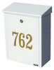 Allux 200 Mailbox White Vinyl Address
