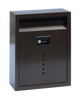 Ecco E10BZ Mailbox Satin Stainless Steel Locking Mailbox Large Bronze
