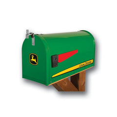 John Deere Modern Rural Style Post Mount Mailbox