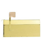 Provincial Collection Rural Mailbox Polished Brass MB-1000-PB
