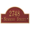 Whitehall Arch Marker Standard Wall Address Plaque (Two Line) 1004RG