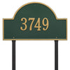 Whitehall Arch Marker Estate Lawn Address Plaque (One Line) 1101GG