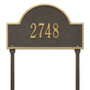 Whitehall Arch Marker Standard Lawn Address Plaque (One Line) 1105OG