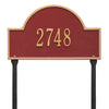 Whitehall Arch Marker Standard Lawn Address Plaque (One Line) 1105RG