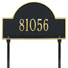 Whitehall Arch Marker Standard Lawn Address Plaque (One Line) 1105BG