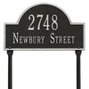 Whitehall Arch Marker Standard Lawn Address Plaque (Two Line) 1106BS