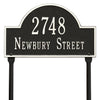 Whitehall Arch Marker Standard Lawn Address Plaque (Two Line) 1106BW