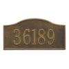 Whitehall Rolling Hills Grand Wall Address Plaque (One Line) 1119AB
