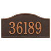 Whitehall Rolling Hills Grand Wall Address Plaque (One Line) 1119OB