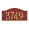 Whitehall Rolling Hills Standard Wall Address Plaque (One Line) 1120RG
