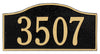 Whitehall Rolling Hills Standard Wall Address Plaque (One Line) 1120BG