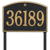 Whitehall Cape Charles Estate Lawn Yard Address Plaque (One Line) 1173BG