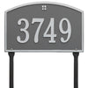 Whitehall Cape Charles Standard Lawn Yard Address Plaque (One Line) 1177PS