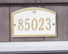 Whitehall Cape Charles Petite Wall Address Plaque (One Line)