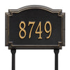 Whitehall Williamsburg Standard Lawn Address Plaque (One Line) 1292BG