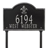 Whitehall Bayou Vista Standard Lawn Address Plaque (Two Line) 2846BS