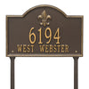 Whitehall Bayou Vista Standard Lawn Address Plaque (Two Line) 2846OG