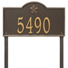 Whitehall Bayou Vista Estate Lawn Address Plaque (One Line) 2861OG