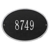 Whitehall Hawthorne Oval Standard Wall Address Plaque (One Line) 2922BS