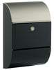 Allux 3000 Mailbox Black Stainless Steel Side