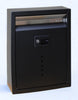 Ecco E10BK Mailbox Stainless Steel Locking Mailbox Large Black