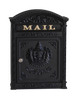 Ecco E6 Wall mount Mailbox Black Victorian Mailbox E6