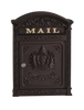 Ecco E6RB wall mount Mailbox Rust Brown Victorian E6