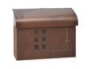 E7AC Ecco E7 Antique Copper wall mount mailbox
