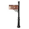 Provincial Collection Rural Mailbox Antique Copper On Lewiston Post MB-1000-AC