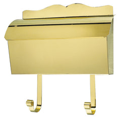 Provincial Collection Brass Mailboxes Roll Top With Newspaper Hooks