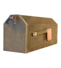 Provincial Collection Rural Mailbox Antique Hammered Brass MB-1000-AB