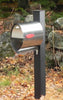 Spira Post Mount Mailbox Large Black post