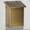 Americas Finest Classic  Vertical Wall Mount Mailbox Old Brass (OB)