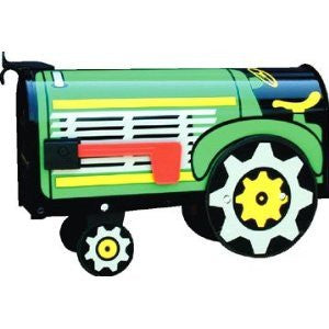 Tractor Novelty Post Mount Mailbox by More Than A Mailbox 1041
