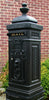 Ecco Satin Black Tower Mailbox E8