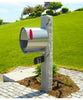 Spira Post Mount Mailbox Large Granite post